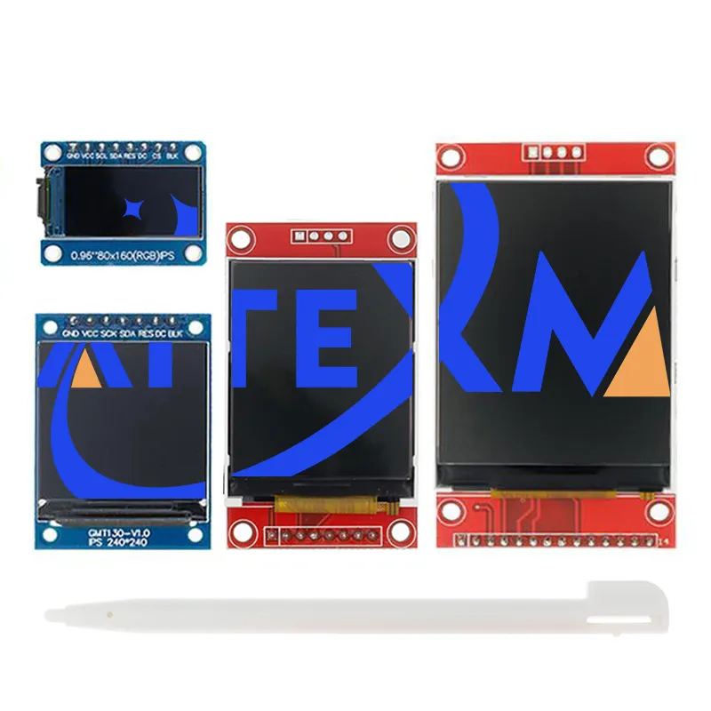TFT Display 0.96/1.3/1.44/1.77/1.8/2.0/2.4/2.8 inch IPS 7P SPI HD 65K Full Color LCD Module ST7735 Drive IC 80*160 For Arduino TFT Display 0 96 1 3 1 44 1 77 1 8 2 0 2 4