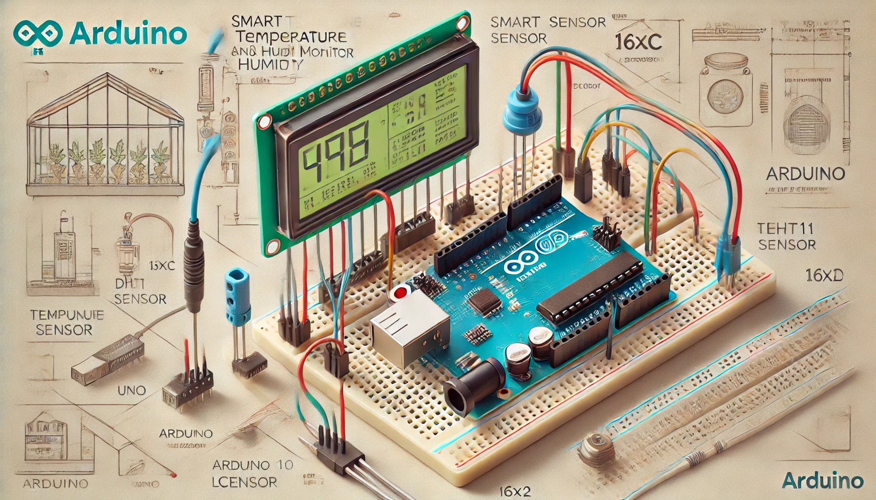 Smart Temperature and Humidity Monitor with LCD Display file 4ZHED3su1tTTAgAp7e7Yac