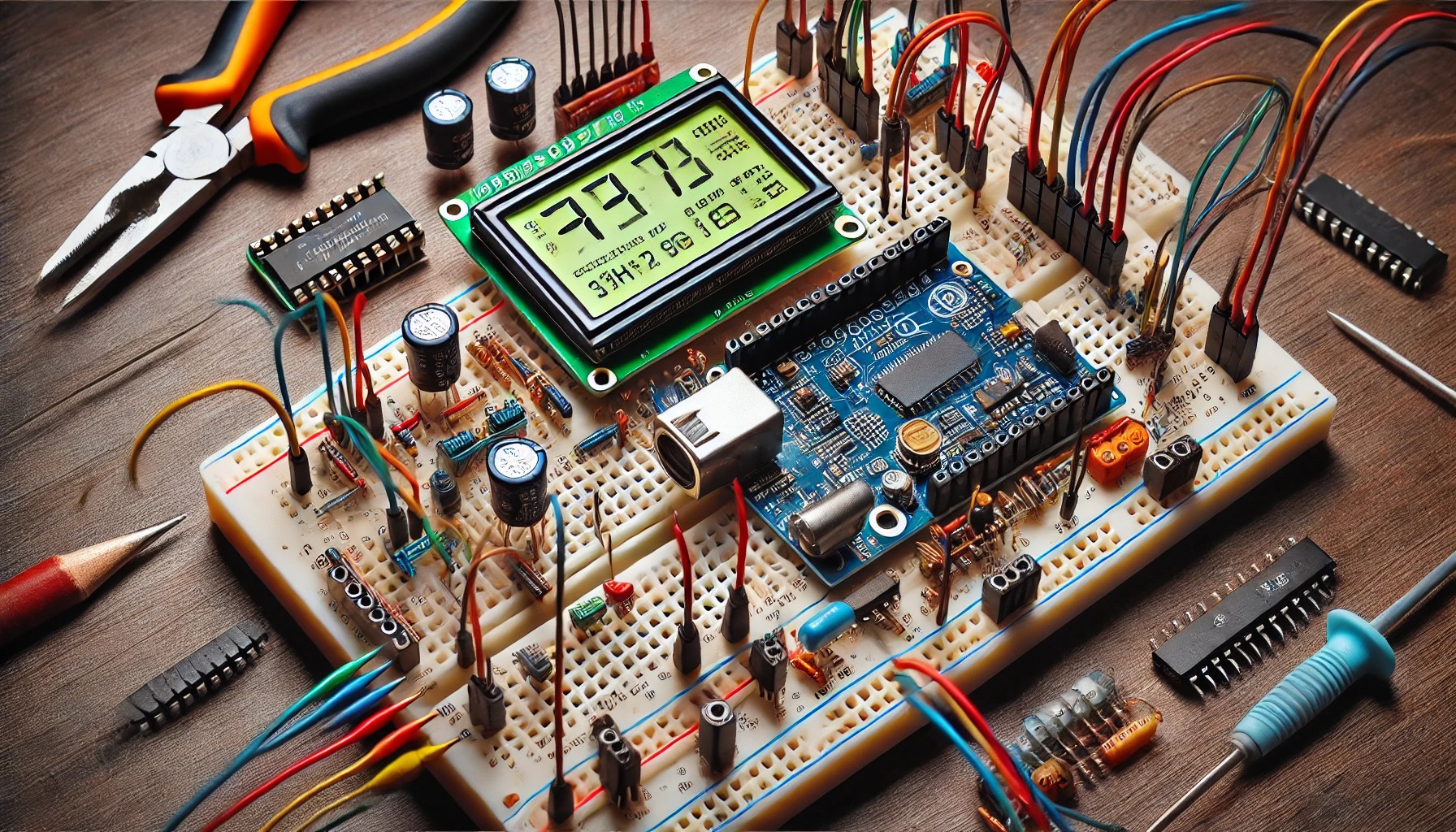 Temperature and Humidity Monitoring System Using DHT11 and PIC16F877A