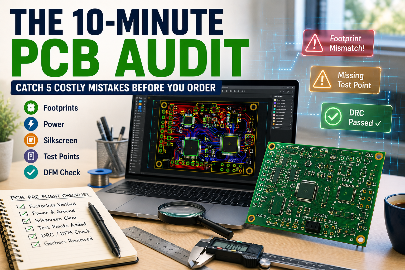 The 10-Minute PCB Audit: Catch These 5 Design Mistakes Before Ordering ChatGPT Image Aug 5 2026 11 42 41 PM